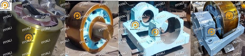 200 TPD KILN SUPPORT ROLLER ASSEMBLY FOR DRI SPONGE IRON STEEL PLANT - PIYALI GROUP INDIA