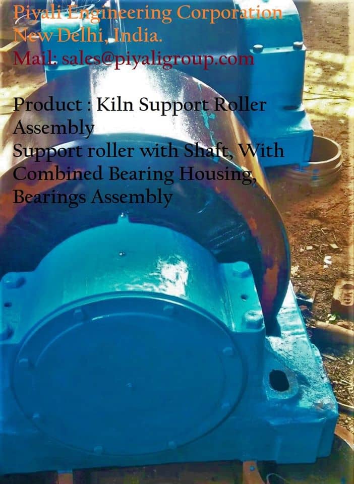 Support Roller Assembly for 100 TPD Sponge Iron Plant